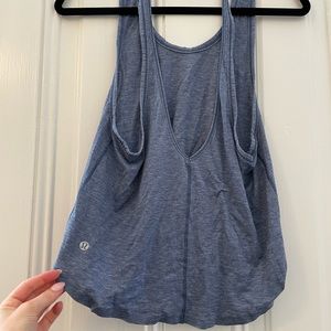 Lululemon blue workout tank